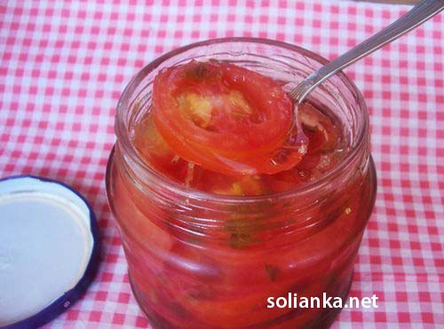 готовые помидоры в желатине на зиму