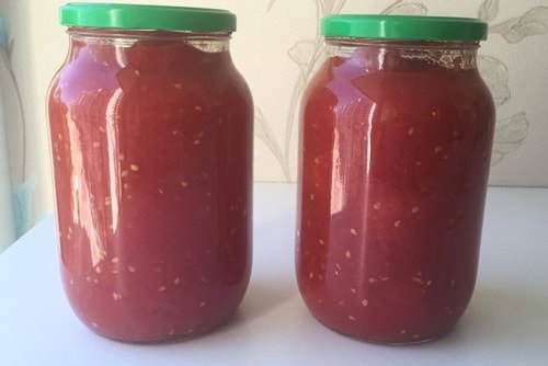 очищенные томаты в собственном соку на зиму