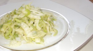 Салат из фенхеля