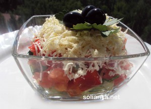 Шопский салат по-болгарски