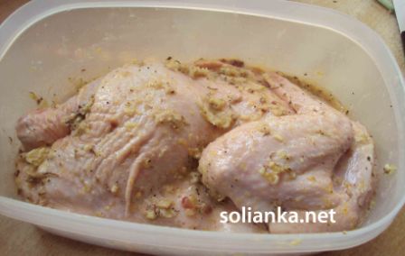 как мариновать курицу для запекания в духовке
