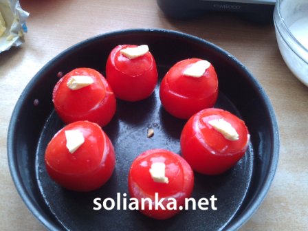 рецепт суфле в помидорах