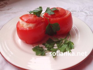 Суфле в помидорах — рецепт с фото