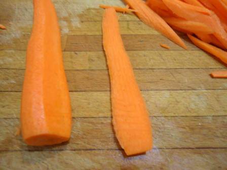 соломка из моркови