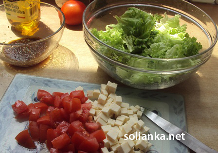 рецепт салата с вялеными помидорами
