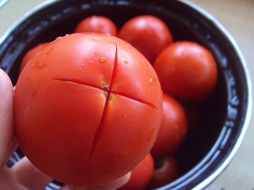 быстрый рецепт малосольных помидоров