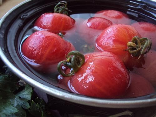 Соленые помидоры быстрого приготовления: рецепт с фото